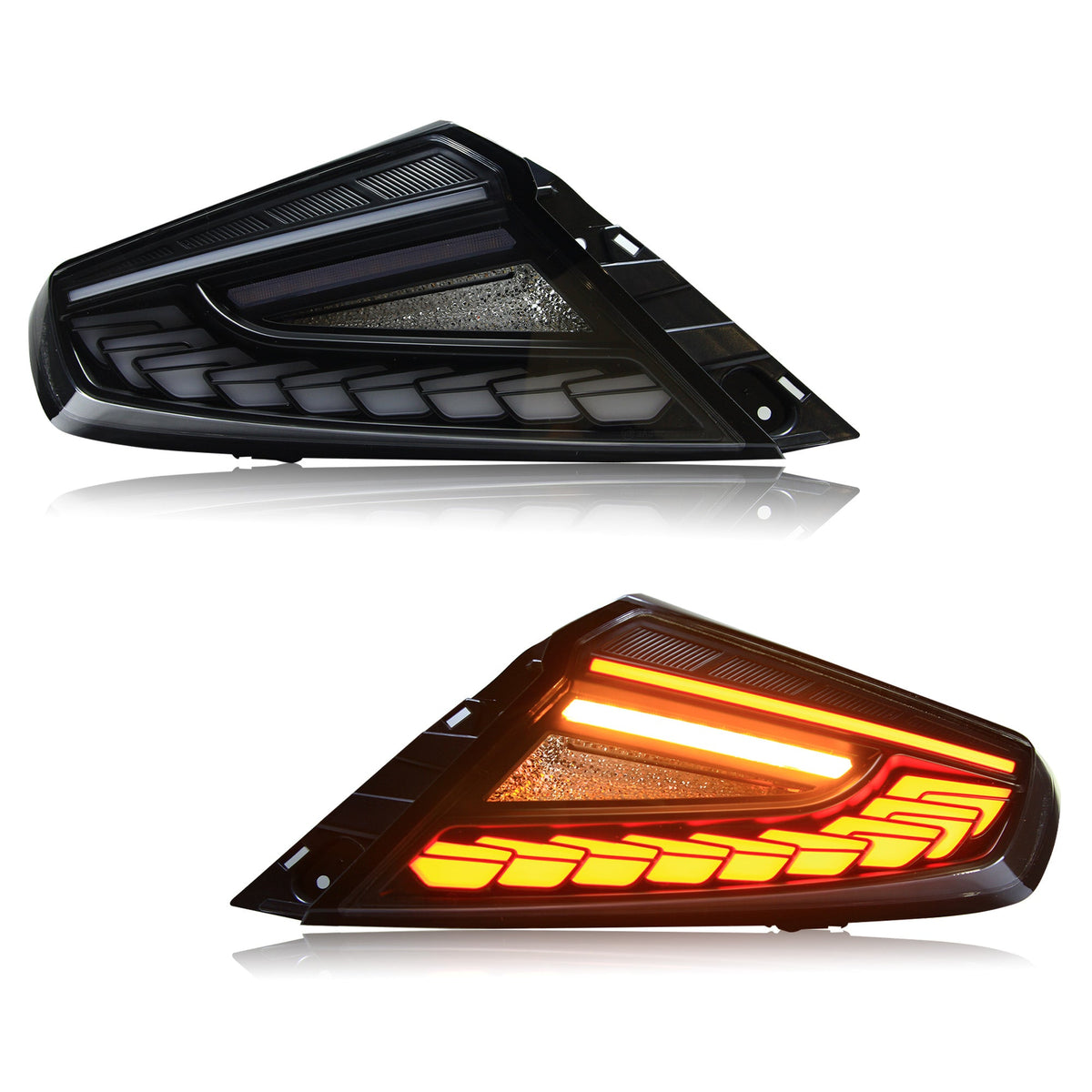 OLM Phantom-Spec LED Taillights (Clear Lens White Optic) - 2022+ WRX