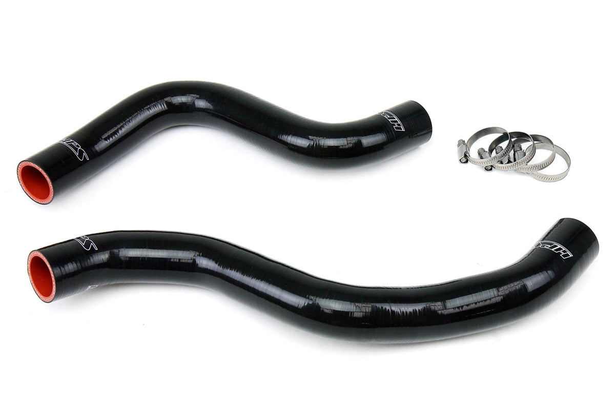 HPS Performance HPS Black Reinforced Silicone Radiator Hose Kit Coolant Mitsubishi Lancer EVO 9
