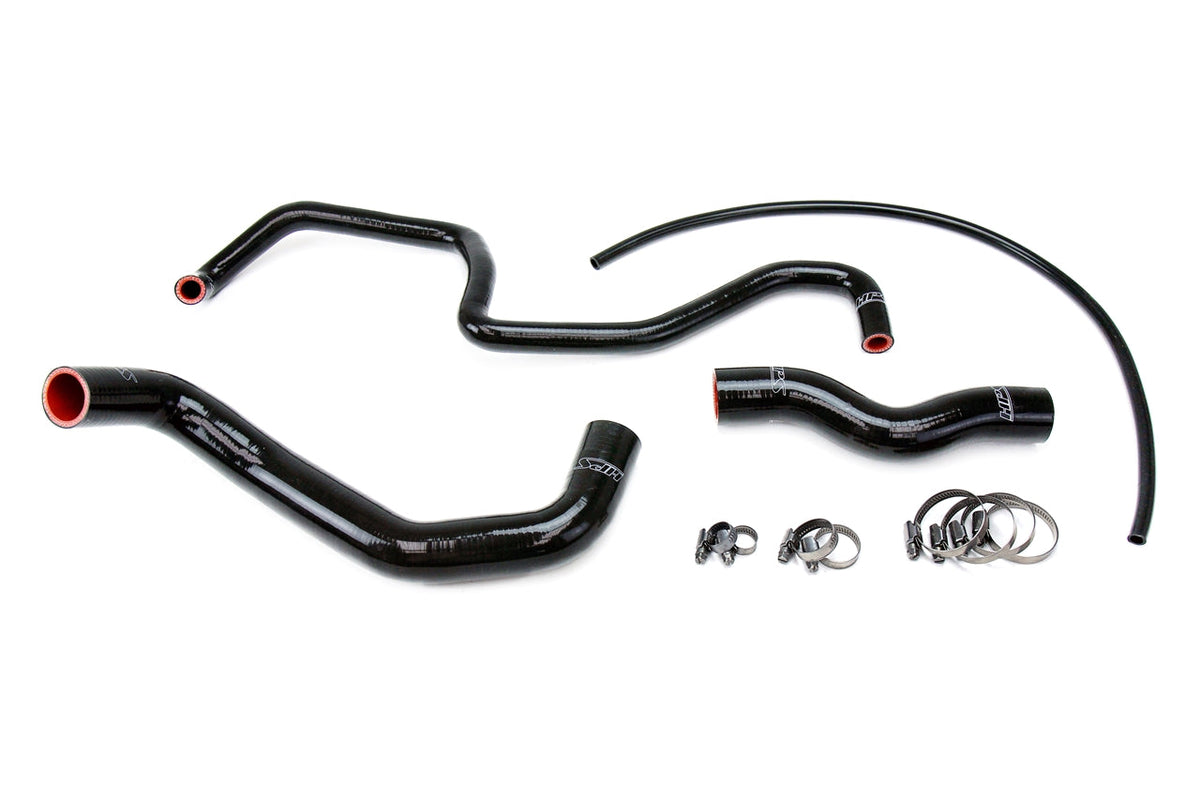HPS Performance Products HPS Black Reinforced Silicone Radiator Hose Kit Coolant Infiniti 05-06 G35x Sedan