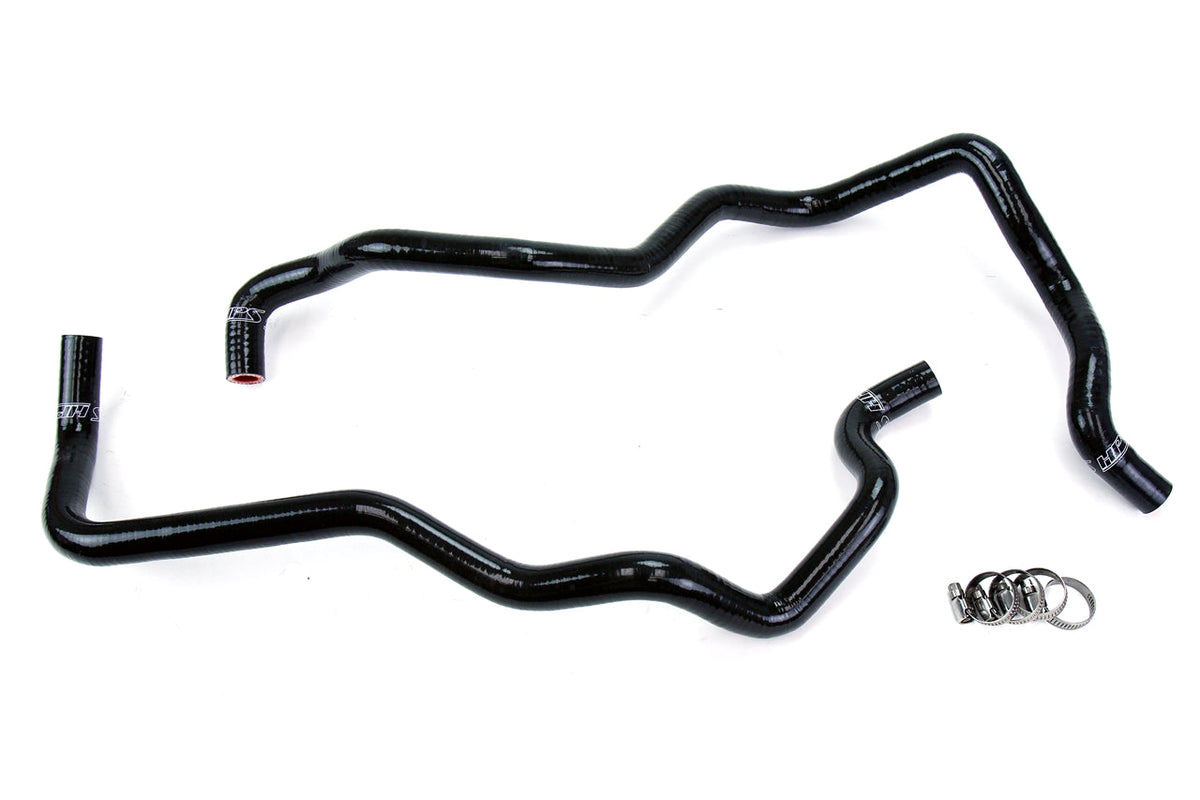 HPS Performance HPS Black Reinforced Silicone Heater Hose Kit Jeep 07-11 Wrangler JK 3.8L V6 Left Hand Drive
