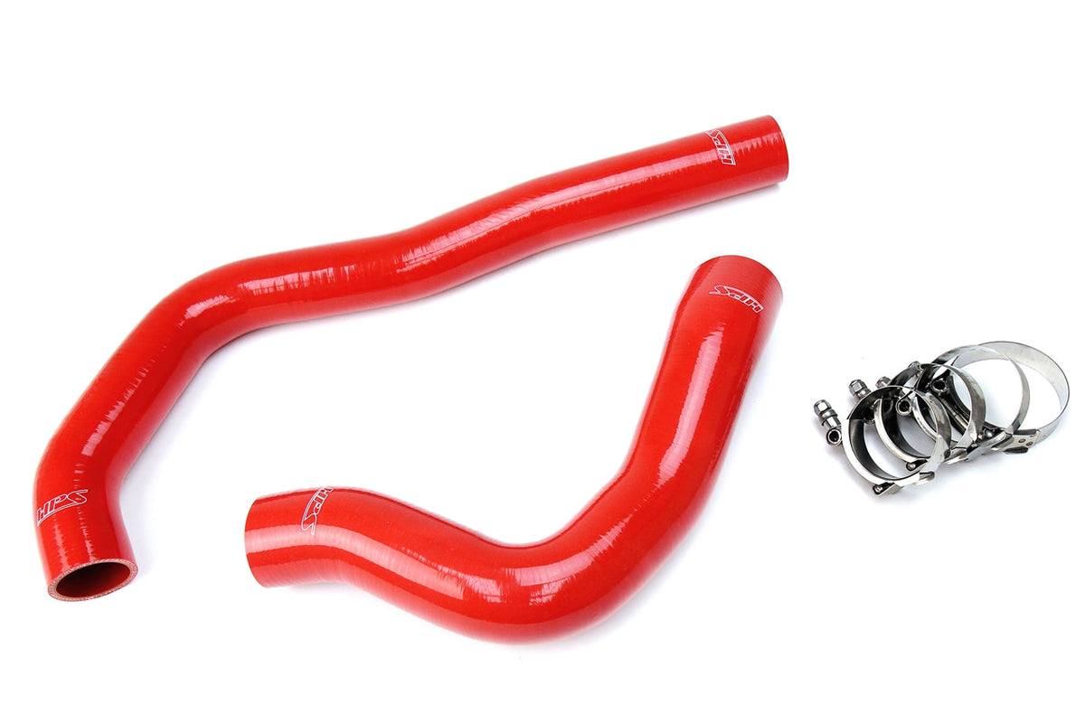 HPS Performance HPS Red Reinforced Silicone Radiator Hose Kit Coolant Dodge 99-02 Ram Pickup 5.9L Diesel Cummins