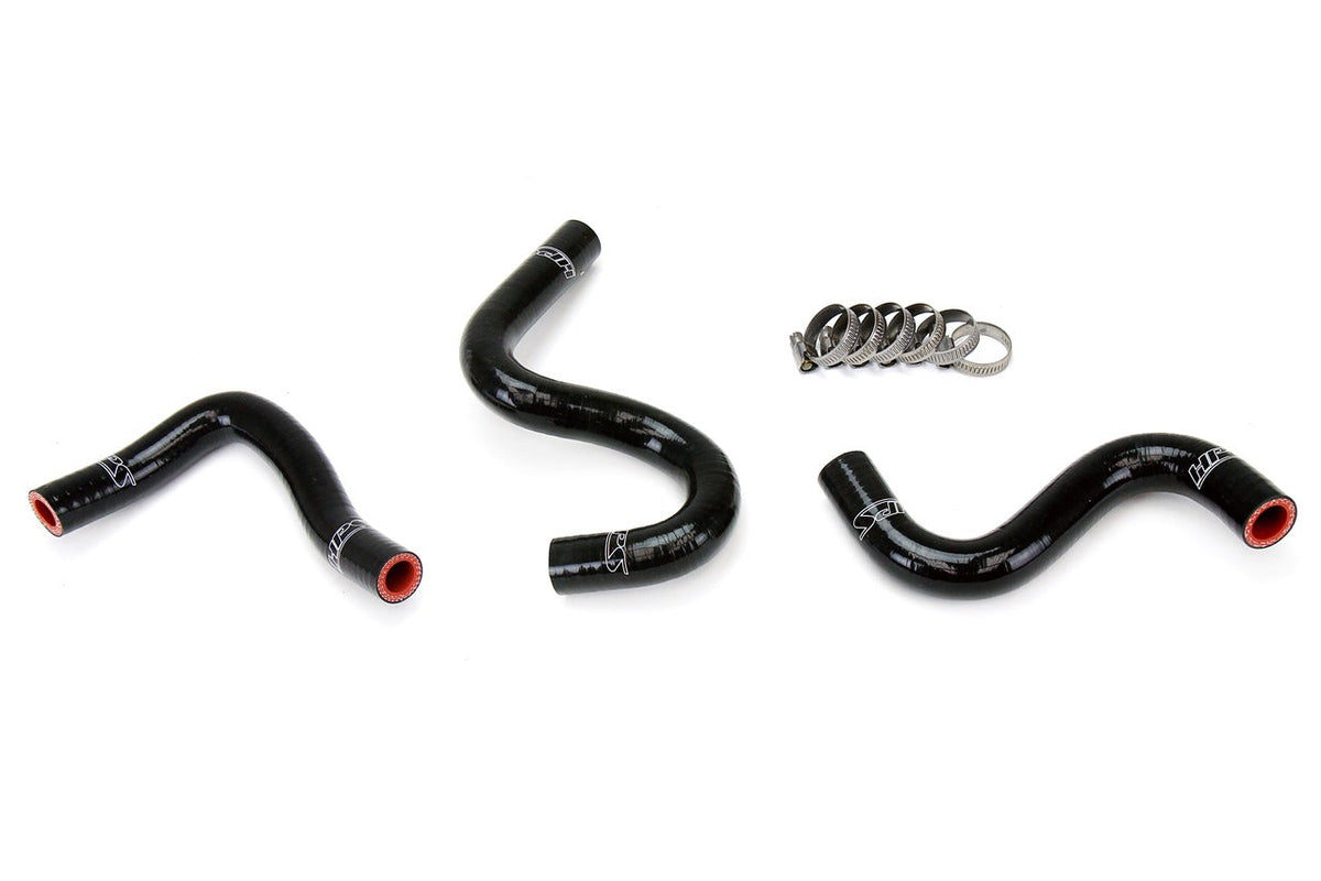 HPS Performance HPS Black Reinforced Silicone Heater Hose Kit Toyota 83-87 Corolla AE86 4A-GEU Left Hand Drive