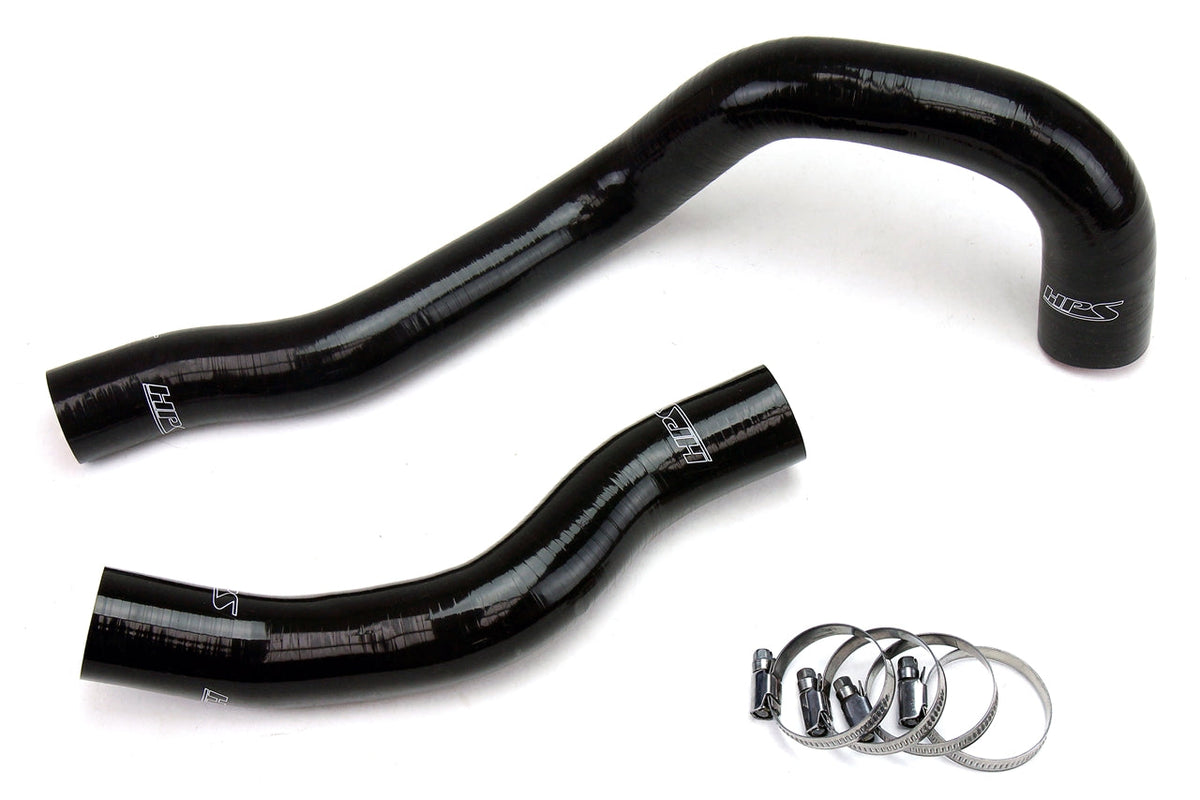 HPS Performance HPS Black Reinforced Silicone Radiator Hose Kit Coolant Lexus 92-99 SC300 Non Turbo 2JZGE 3.0L I6