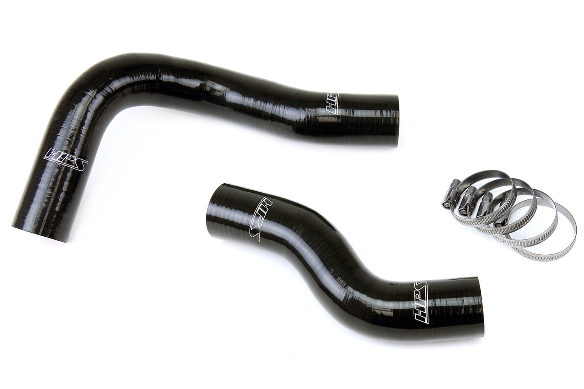 HPS Performance HPS Black Reinforced Silicone Radiator Hose Kit Coolant Lexus 08-13 ISF V8 5.0L