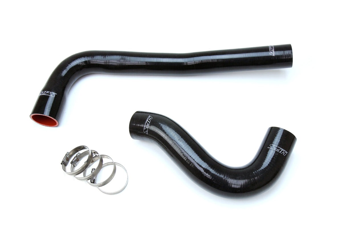 HPS Performance HPS Black Reinforced Silicone Radiator Hose Kit Coolant Dodge 03-10 Ram 2500 3500 Pickup 5.9L / 6.7L Diesel Cummins