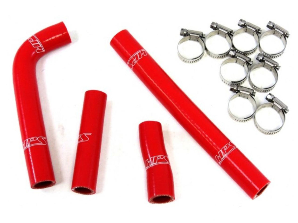 HPS Performance HPS Red Reinforced Silicone Radiator Hose Kit Yamaha 00-02 YZ426F WR426F