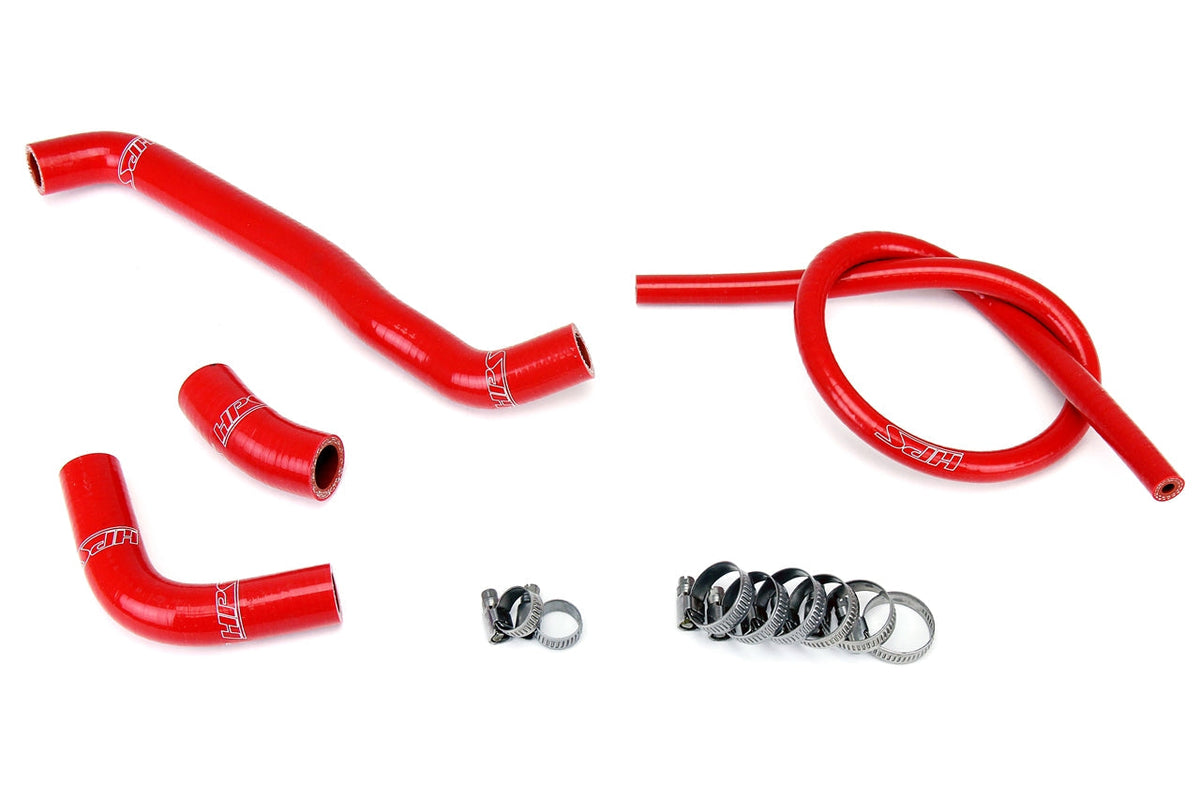 HPS Performance HPS Red Reinforced Silicone Radiator Hose Kit Suzuki 00-08 DRZ400S DRZ400SM