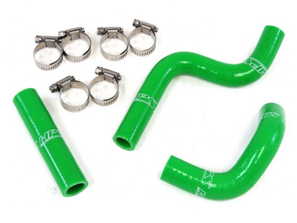 HPS Performance HPS Green Reinforced Silicone Radiator Hose Kit Kawasaki 98-12 KX80 KX85 KX100
