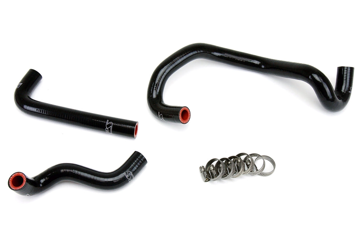 HPS Performance HPS Black Reinforced Silicone Heater Hose Kit Mazda 86-92 RX7 FC3S Non Turbo LHD