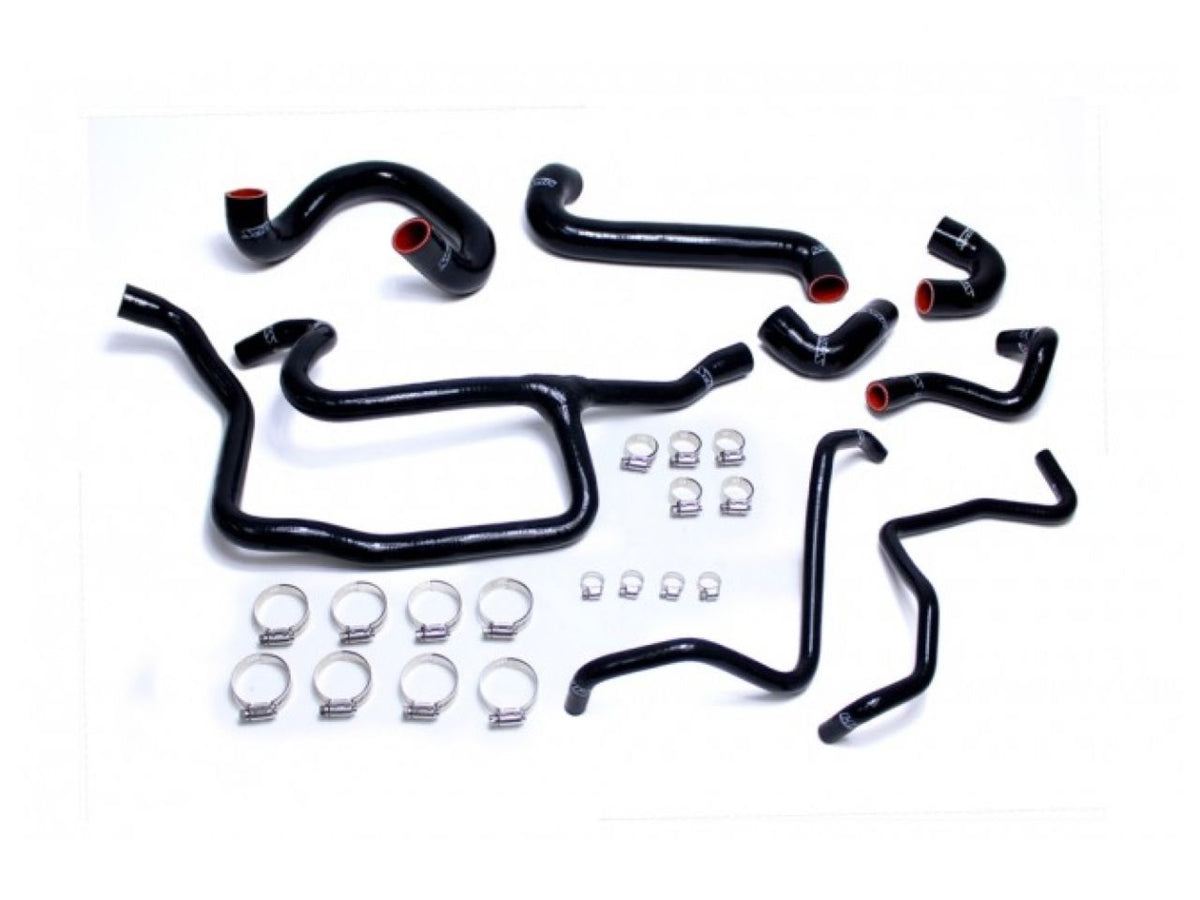HPS Performance HPS Reinforced Black Silicone Radiator Hose + Heater Hose Kit Coolant BMW 88-92 E30 325i 325is 325ix 2.5L US Spec