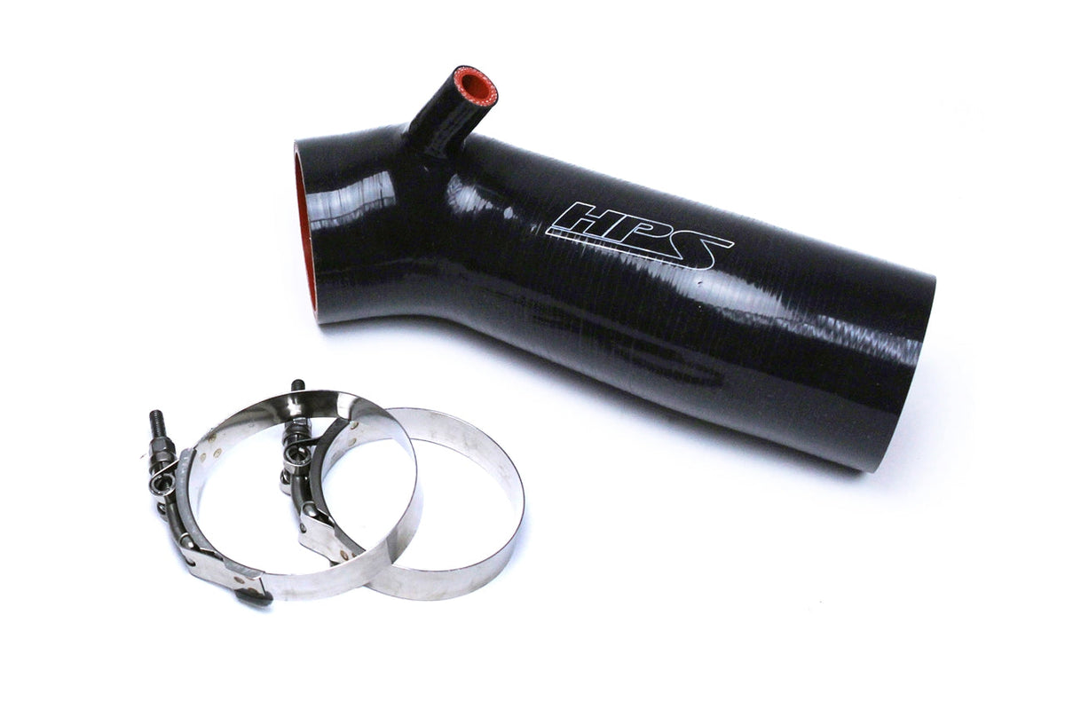HPS Performance HPS Black Reinforced Silicone Post MAF Air Intake Hose Kit Honda 13-16 Accord 2.4L