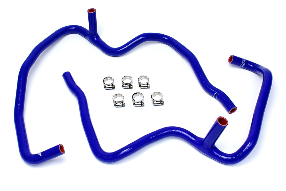 HPS Performance Products HPS Blue Reinforced Silicone Heater Hose Kit Coolant Jeep 06-10 Commander 5.7L V8 with Rear A/C