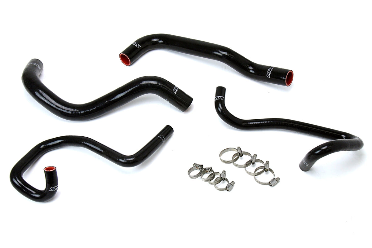 HPS Performance HPS Black Reinforced Silicone Radiator + Heater Hose Kit Toyota 05-18 Tacoma 2.7L 4Cyl