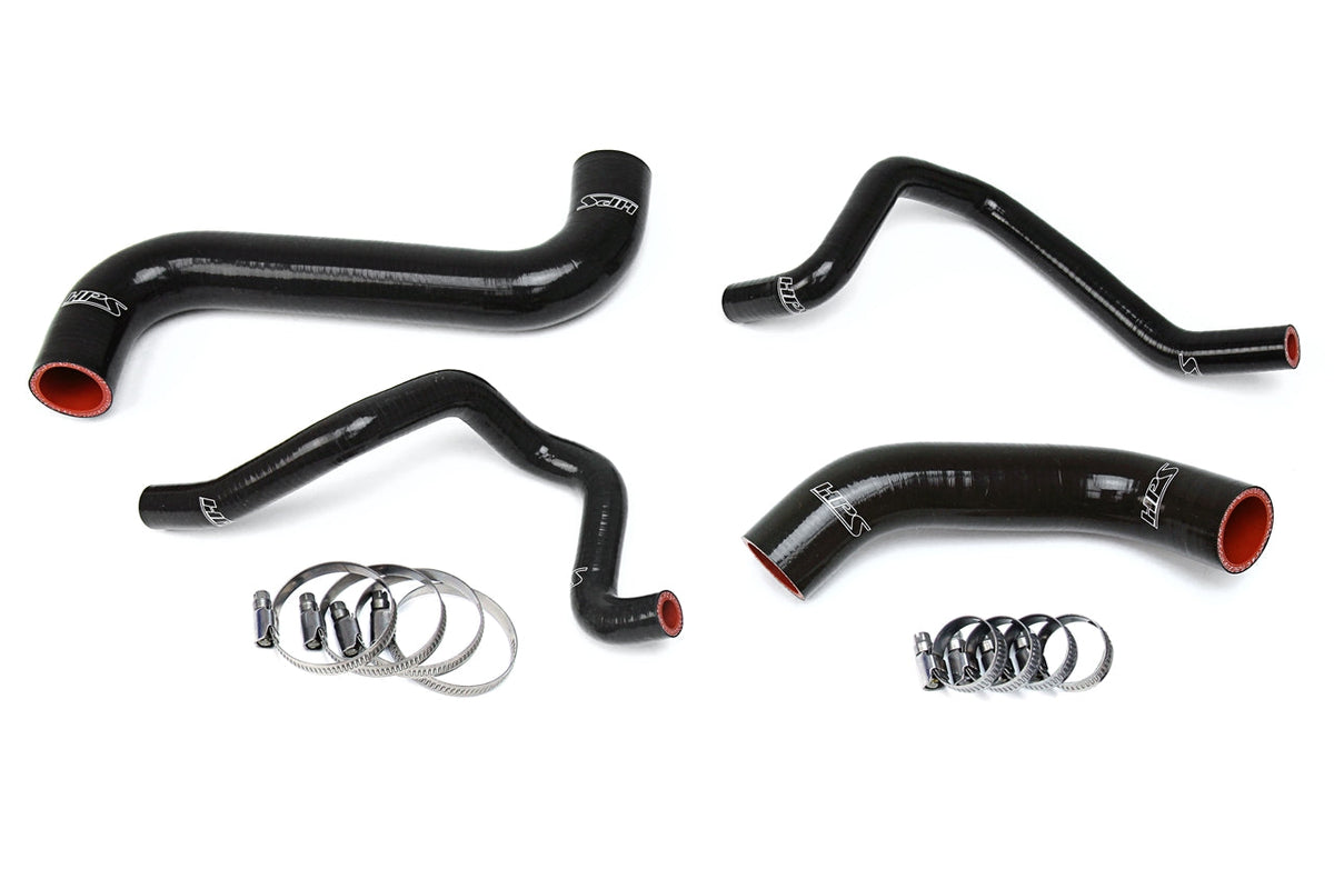 HPS Performance HPS Black Reinforced Silicone Radiator + Heater Hose Kit Subaru 2006-2007 Impreza 2.5L Non Turbo Left Hand Drive