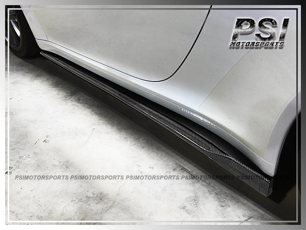 For 2012-2016 Porsche 911 991 GT3 Only - DP Style Carbon Fiber Side Skirt Lips