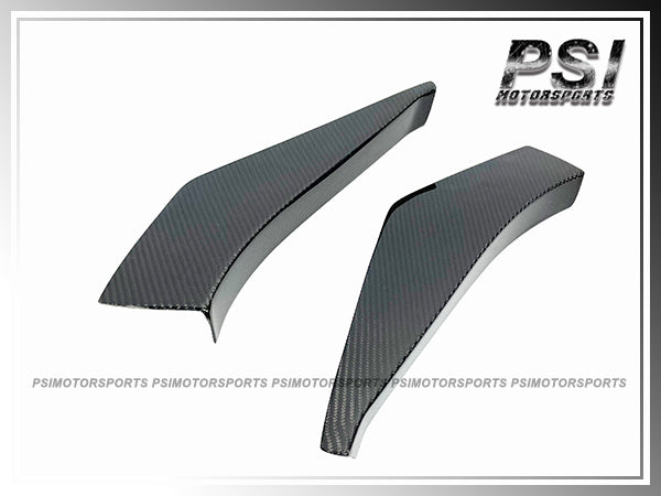 For 2019-2024 Toyota GR Supra A90 A91 Only - Carbon Fiber Front Add-on Canards (2pcs)