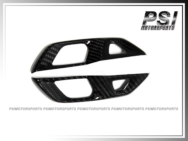 For 2020-2025 Chevrolet Corvette C8 Only - Carbon Fiber Door Lock Switch Button Trims Add-on Cover