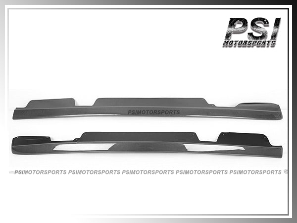 For 2005-2013 Chevrolet Corvette C6 Z06 ZR1 Only - Z06 Style Carbon Fiber Side Skirt Add-on Lips