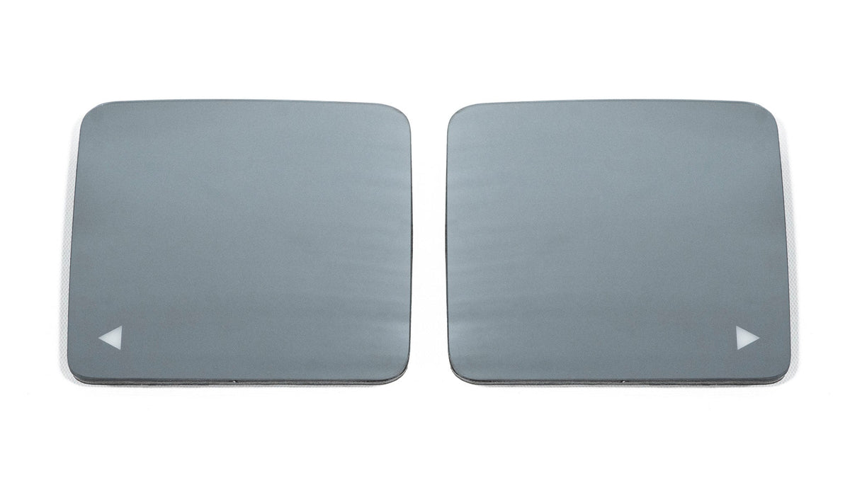 OLM Convex Mirrors with Defrosters and BSM (Chrome) - 2018+ Wrangler