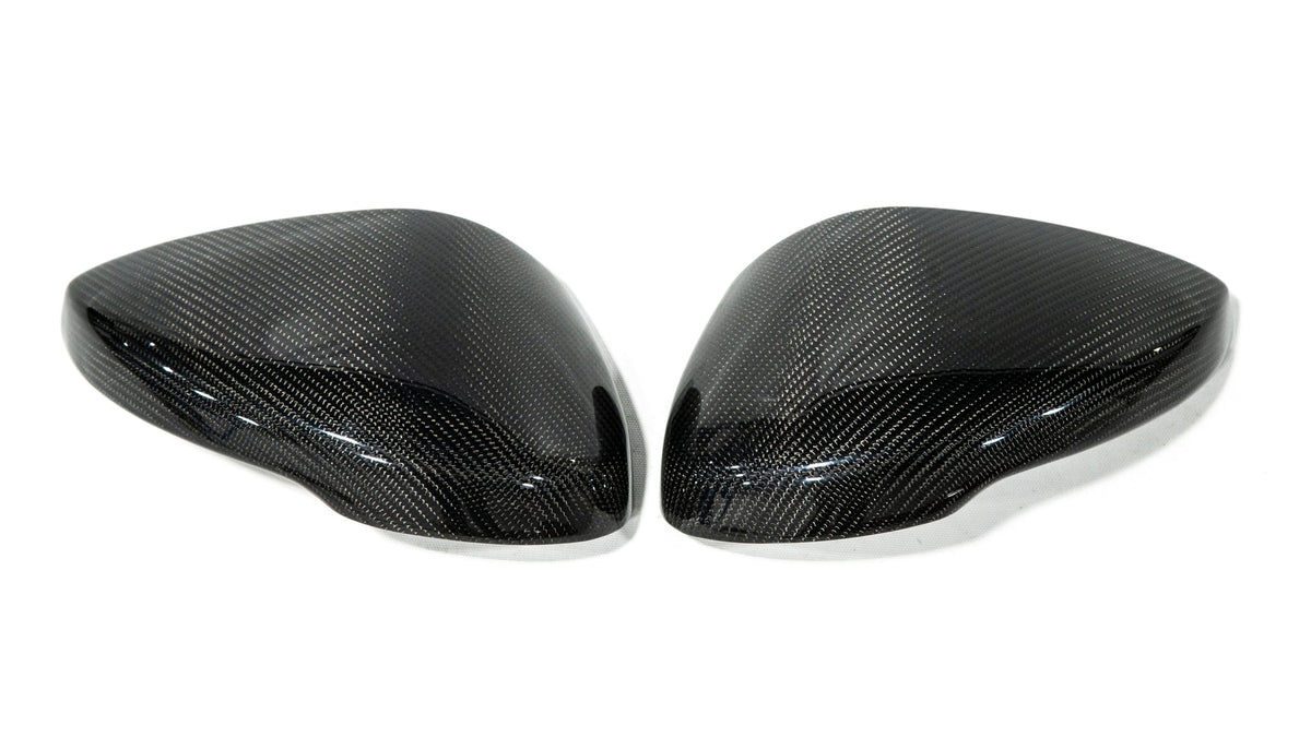OLM Full Replacement Carbon Fiber Mirror Covers w/Turn Signal - 2022+ Honda Civic / Type R / 2023+ Acura Integra