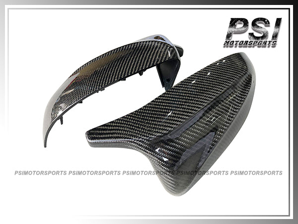 For BMW E70 X5 E71 X6 Only - M Style Carbon Fiber Replacement Mirror Caps