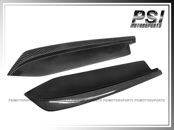 For 2008-2013 BMW E92 E93 3-Series Coupe/Convertible with M-Sport Package Only - Carbon Fiber Rear Splitter Lips