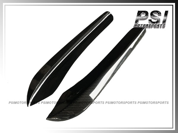 For 2011-2016 BMW F10 5M5 Only - Carbon Fiber Rear Splitter Lips