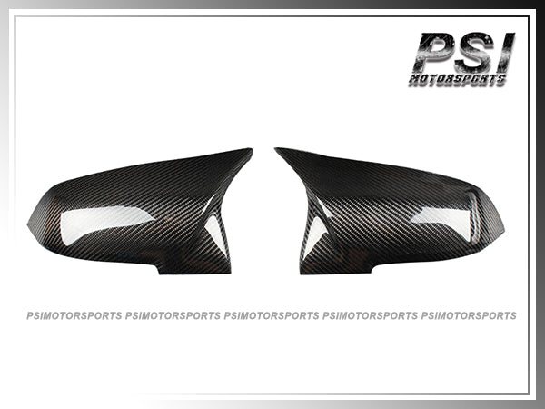For BMW F01 F06 F12 F13 F10 F11 F18 LCI Only - M Style Carbon Fiber Replacement Mirror Caps