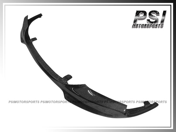 For 2011-2016 BMW F10 5-Series with M-Sport Package Only - V Style Carbon Fiber Front Lip