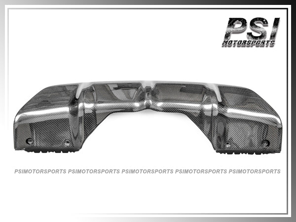 2014-2018 BMW F16 X6 with M-Sport Package Only Performance Style Carbon Fiber Rear Diffuser