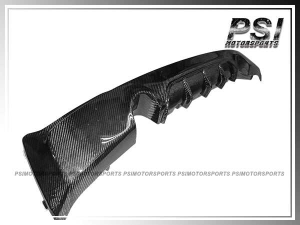 2014-2021 BMW F22 2-Series with M-Sport Package Only Performance Style Carbon Fiber Rear Diffuser