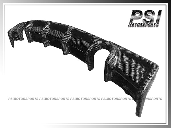 2012-2018 BMW F30 F31 3-Series with M-Sport Package Only AK Style Carbon Fiber Rear Diffuser
