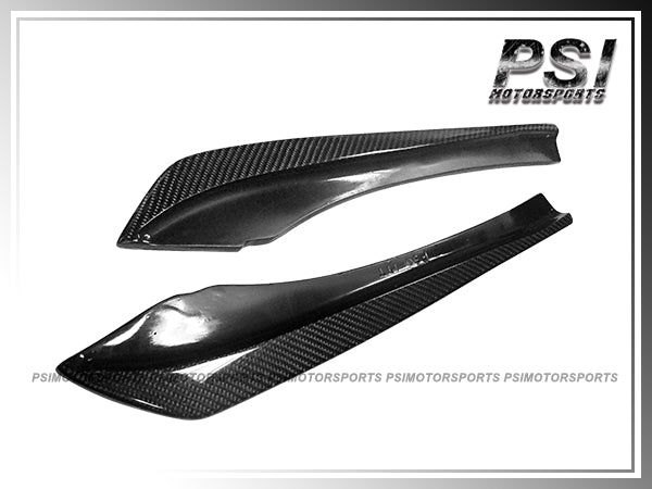 For 2012-2018 BMW F30 F31 3-Series with M-Sport Package Only - Carbon Fiber Rear Splitter Lips