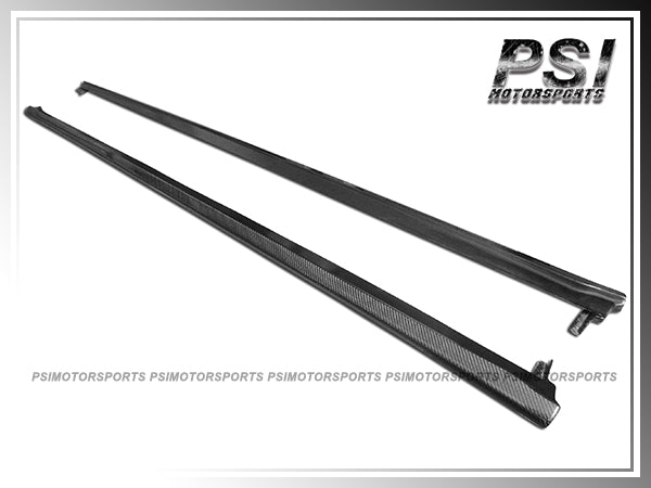 For 2012-2018 BMW F30 F31 3-Series with M-Sport Package Only - DP Style Carbon Fiber Side Skirt Add-on Lips