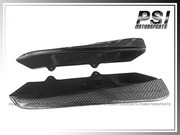For 2014-2019 BMW F32 F33 F36 4-Series with M-Sport Package Only - DP Style Carbon Fiber Rear Splitter Lips