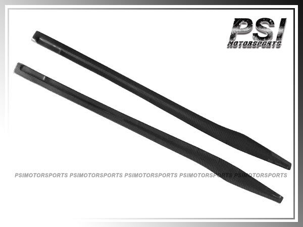 For 2004-2009 Ferrari F430 Only - JP Style Carbon Fiber Side Skirt Add-on Lips