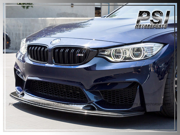 For 2015-2020 BMW F80 M3 / F82 M4 Only - E2 Style Carbon Fiber Front Lip