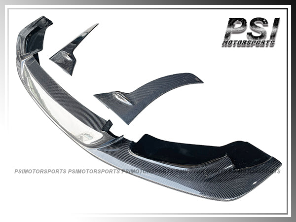 For 2015-2020 BMW F80 M3 / F82 M4 Only - L Style Carbon Fiber Front Lip