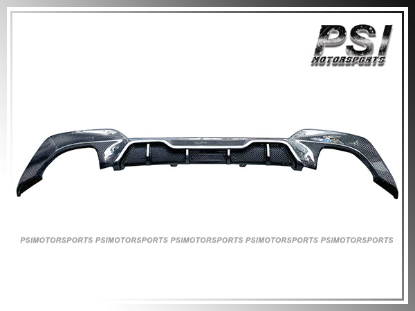 For 2019-2022 BMW G20 3-Series with M-Sport Package Only - M-Performance Style Carbon Fiber Rear Diffuser (oo-oo)