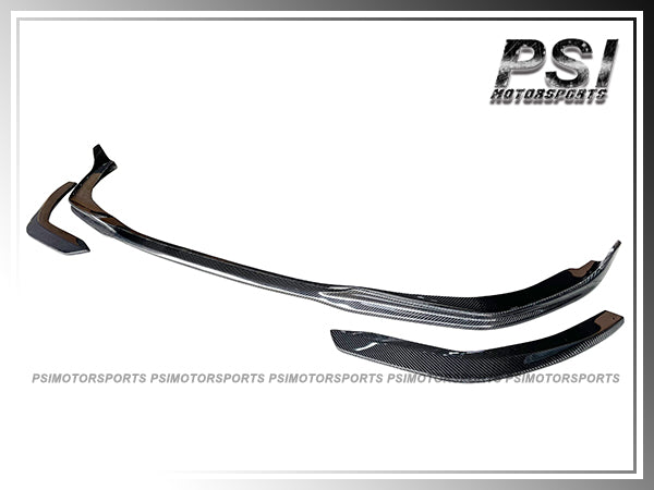 For 2019-2021 BMW G20 G21 G28 3-Series with M-Sport Package Only - M Performance Style Carbon Fiber Front Lip