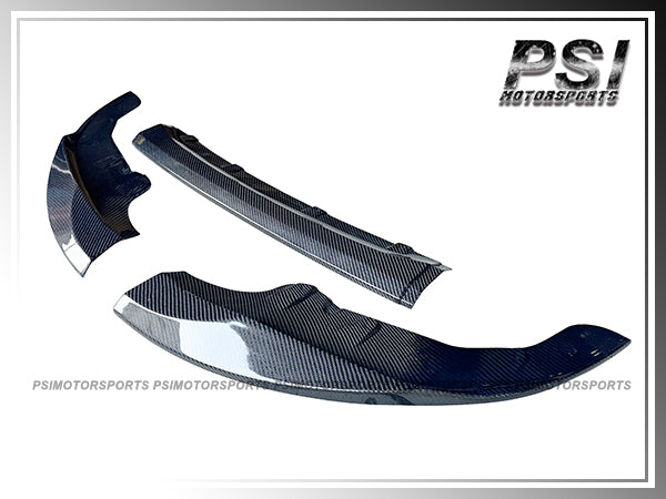 For 2020-2023 BMW G22 G23 4-Series with M-Sport Package Only - M Performance Style Carbon Fiber Front Lip