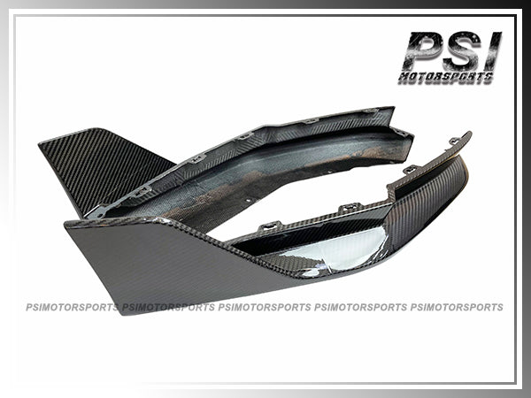 For 2020-2025 BMW G82 M4 Only - M Performance Style Carbon Fiber Rear Splitter Lips