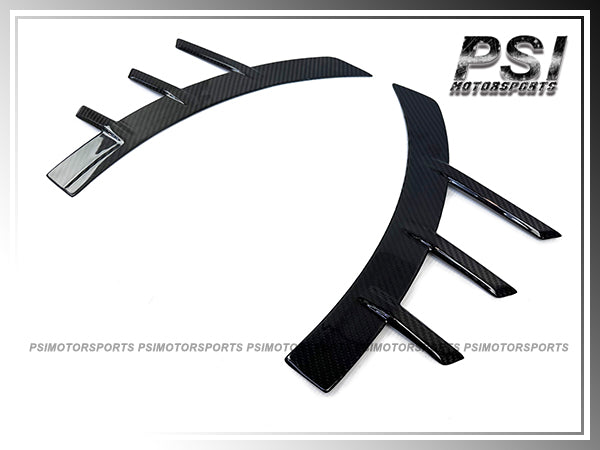 For 2023-2024 BMW G87 M2 Only - M Performance Style Carbon Fiber Front Fender Arch Trim Set (2pcs)