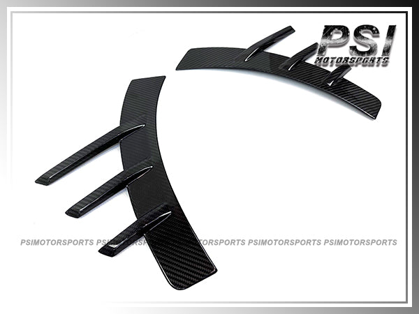 For 2023-2024 BMW G87 M2 Only - M Performance Style Carbon Fiber Rear Fender Arch Trim Set (2pcs)