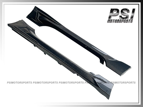 For 2022-2024 Toyota GR86 Only - TR Style Carbon Fiber Side Skirt Lips