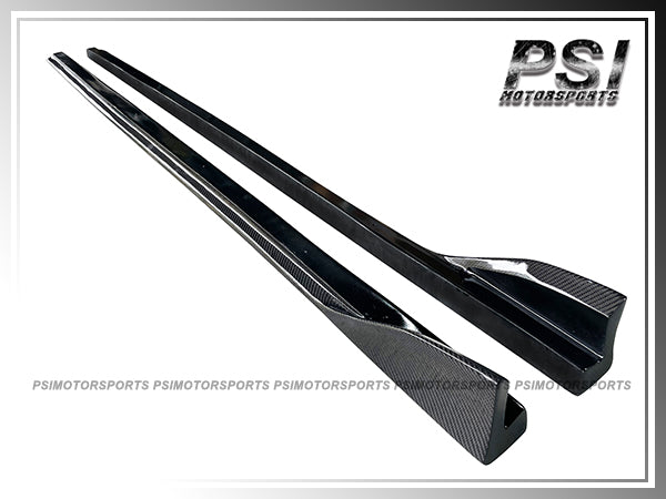 For 2016-2020 Lexus GS-F Only - TR Style Carbon Fiber Side Skirt Lips