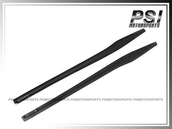 For 2010-2014 Lamborghini Gallardo LP550 LP560 LP570 Only - JP Style Carbon Fiber Side Skirt Add-on Lips