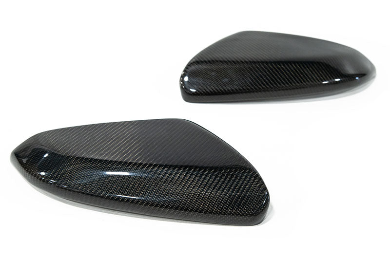 OLM Carbon Fiber Mirror Covers (Gloss Finish) - 2016-2021 Honda Civic