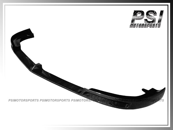 For 2012-2014 Mercedes-Benz W204 C204 C-Class with AMG Sport Package Only - V Style Carbon Fiber Front Add-on Lip