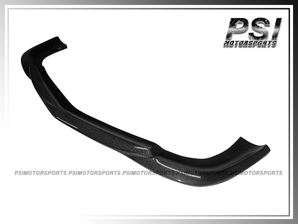 For 2012-2014 Mercedes-Benz W204 C204 C-Class with Standard Package Only - GH Style Carbon Fiber Front Add-on Lip